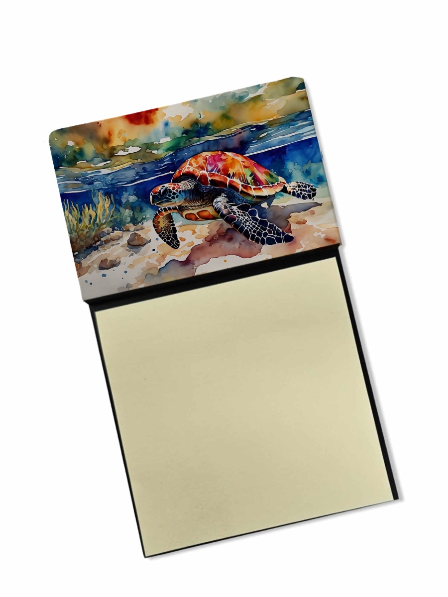 DAC2806SN 5.25 x 3.25 in. Loggerhead Sea Turtle Sticky Note Holder