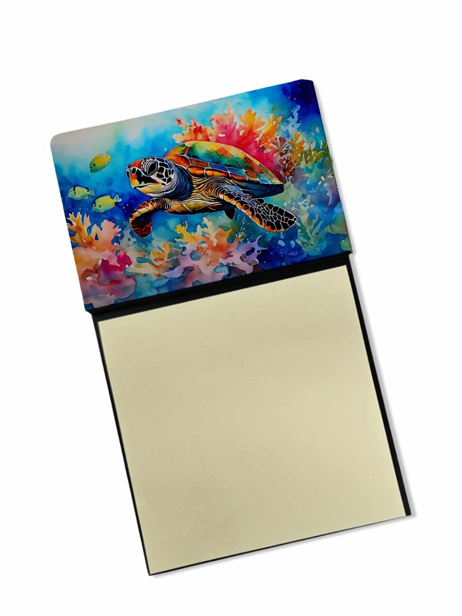 DAC2807SN 5.25 x 3.25 in. Loggerhead Sea Turtle Sticky Note Holder
