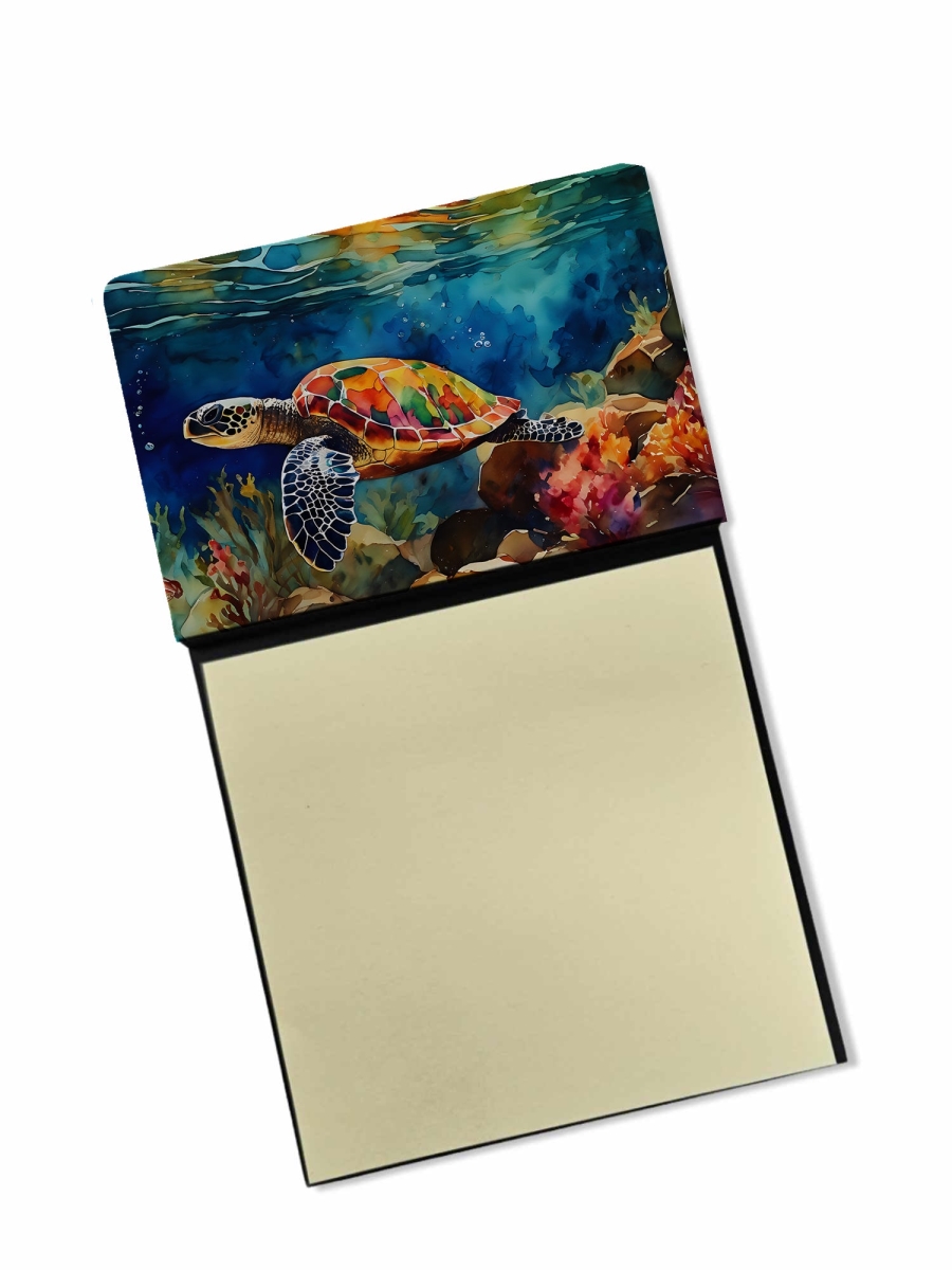 DAC2808SN 5.25 x 3.25 in. Loggerhead Sea Turtle Sticky Note Holder