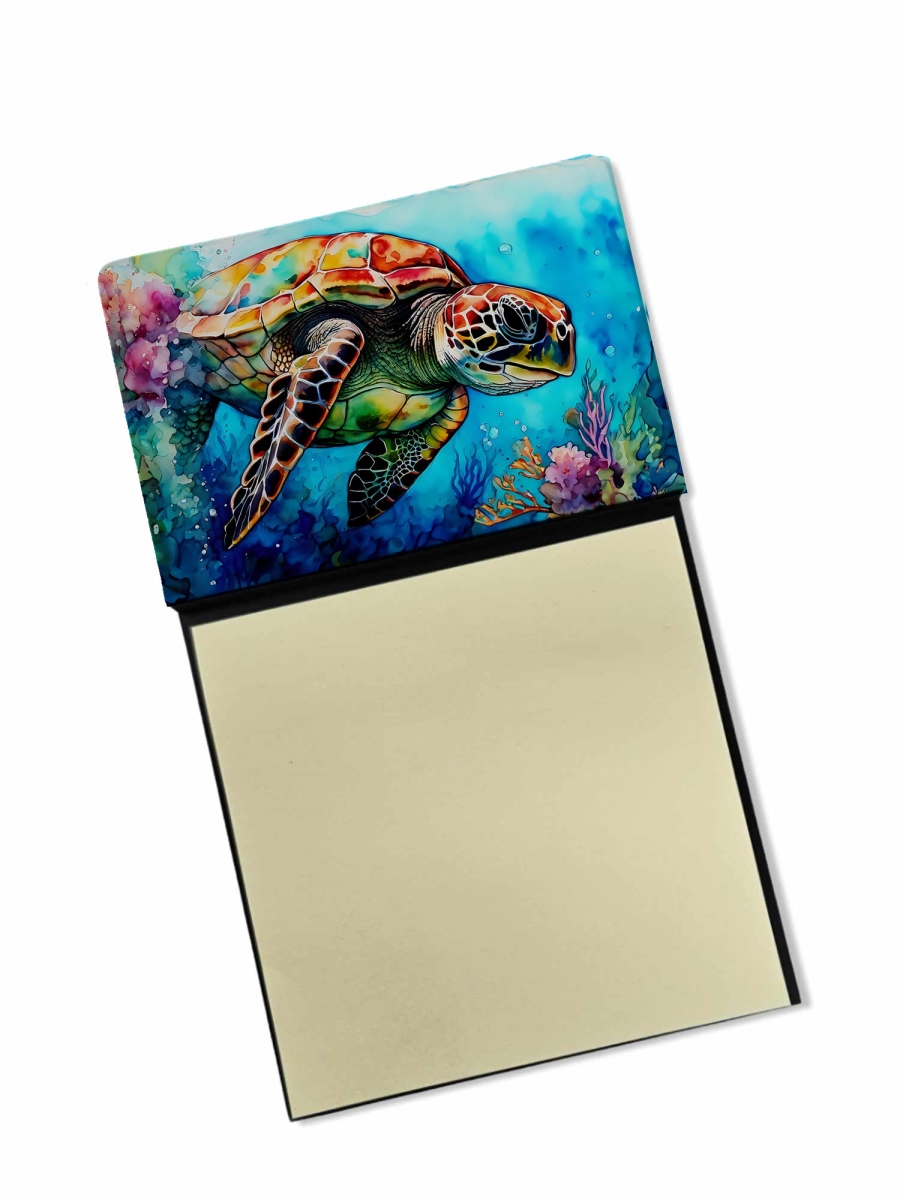 DAC2809SN 5.25 x 3.25 in. Loggerhead Sea Turtle Sticky Note Holder