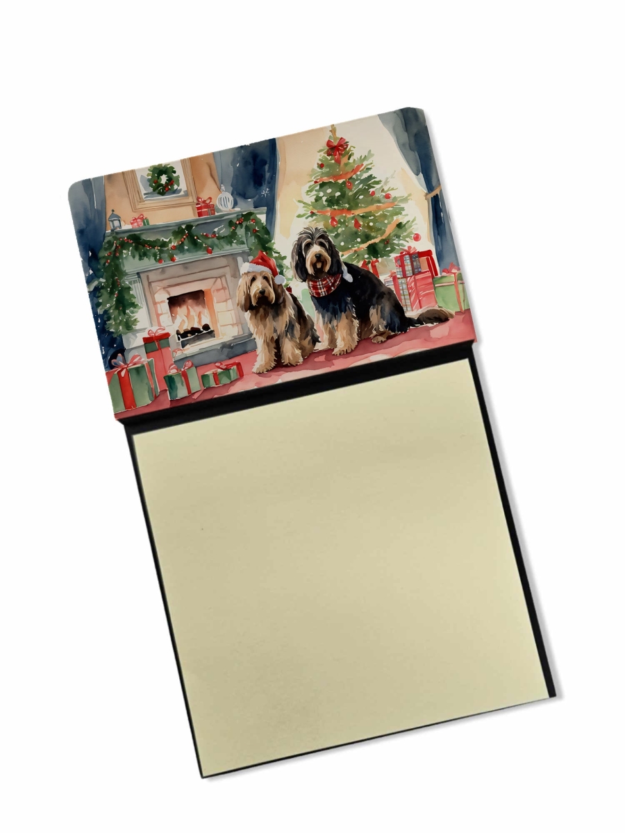 DAC2719SN 5.25 x 3.25 in. Otterhound Cozy Christmas Sticky Note Holder