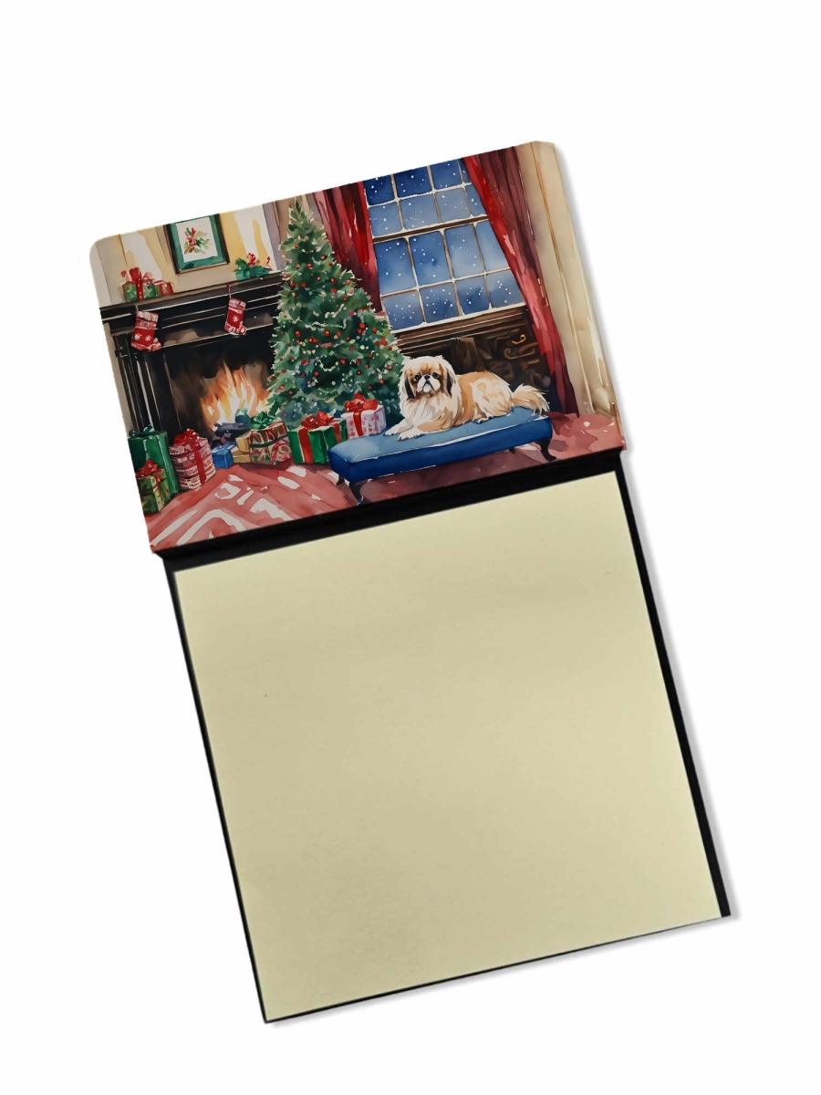 DAC2720SN 5.25 x 3.25 in. Pekingese Cozy Christmas Sticky Note Holder