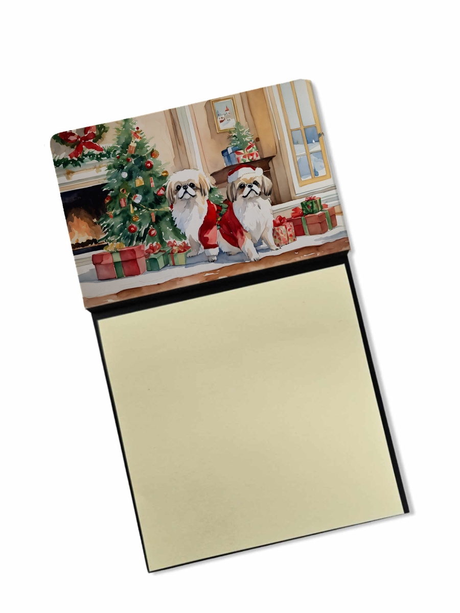 DAC2721SN 5.25 x 3.25 in. Pekingese Cozy Christmas Sticky Note Holder