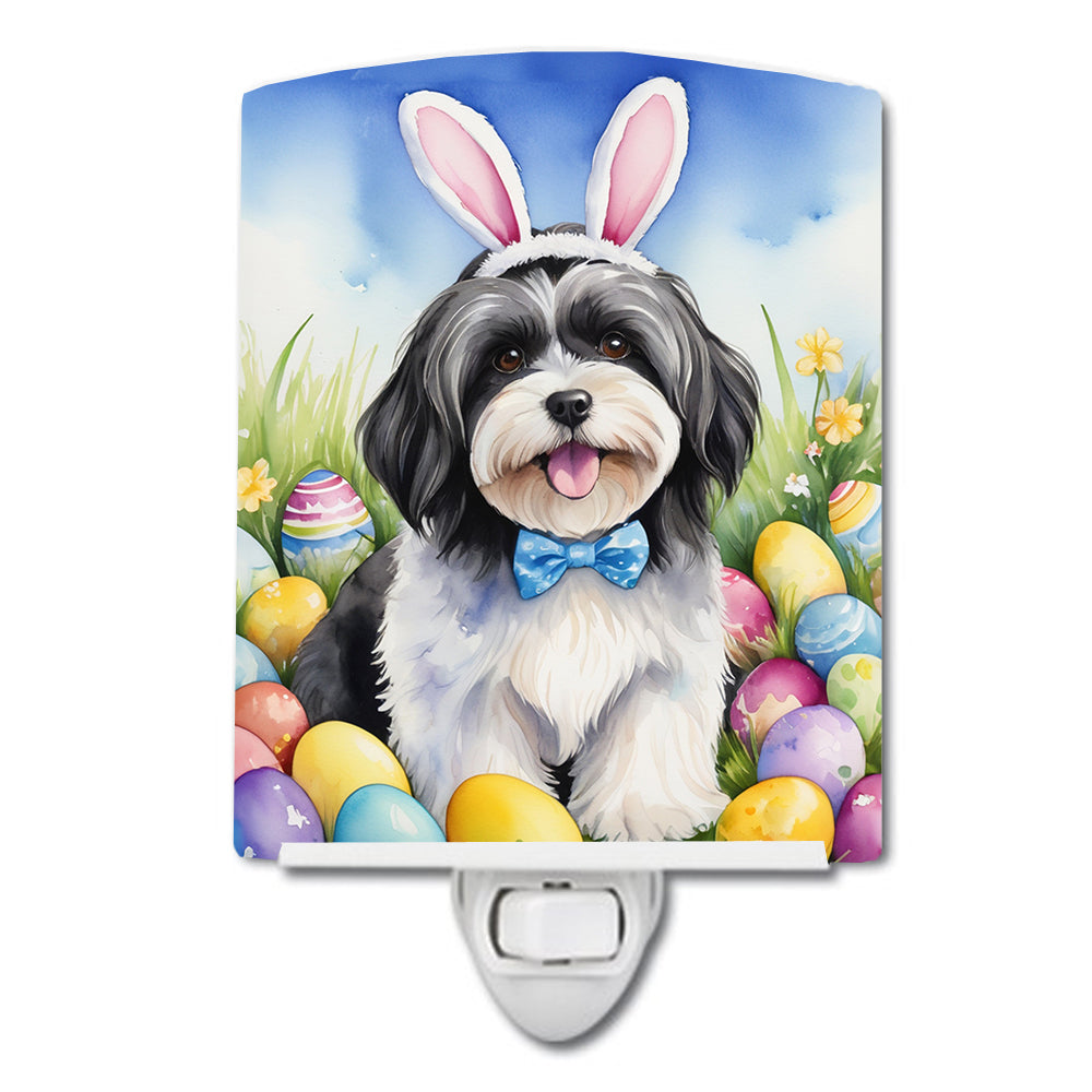 DAC5074CNL 6 x 4 in. Havanese Easter Egg Hunt Ceramic Night Light