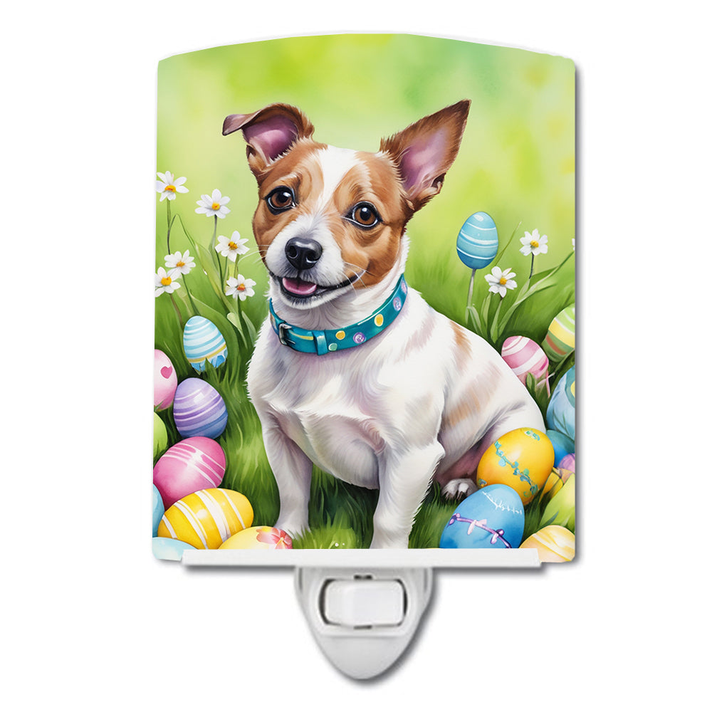 DAC5083CNL 6 x 4 in. Jack Russell Terrier Easter Egg Hunt Ceramic Night Light