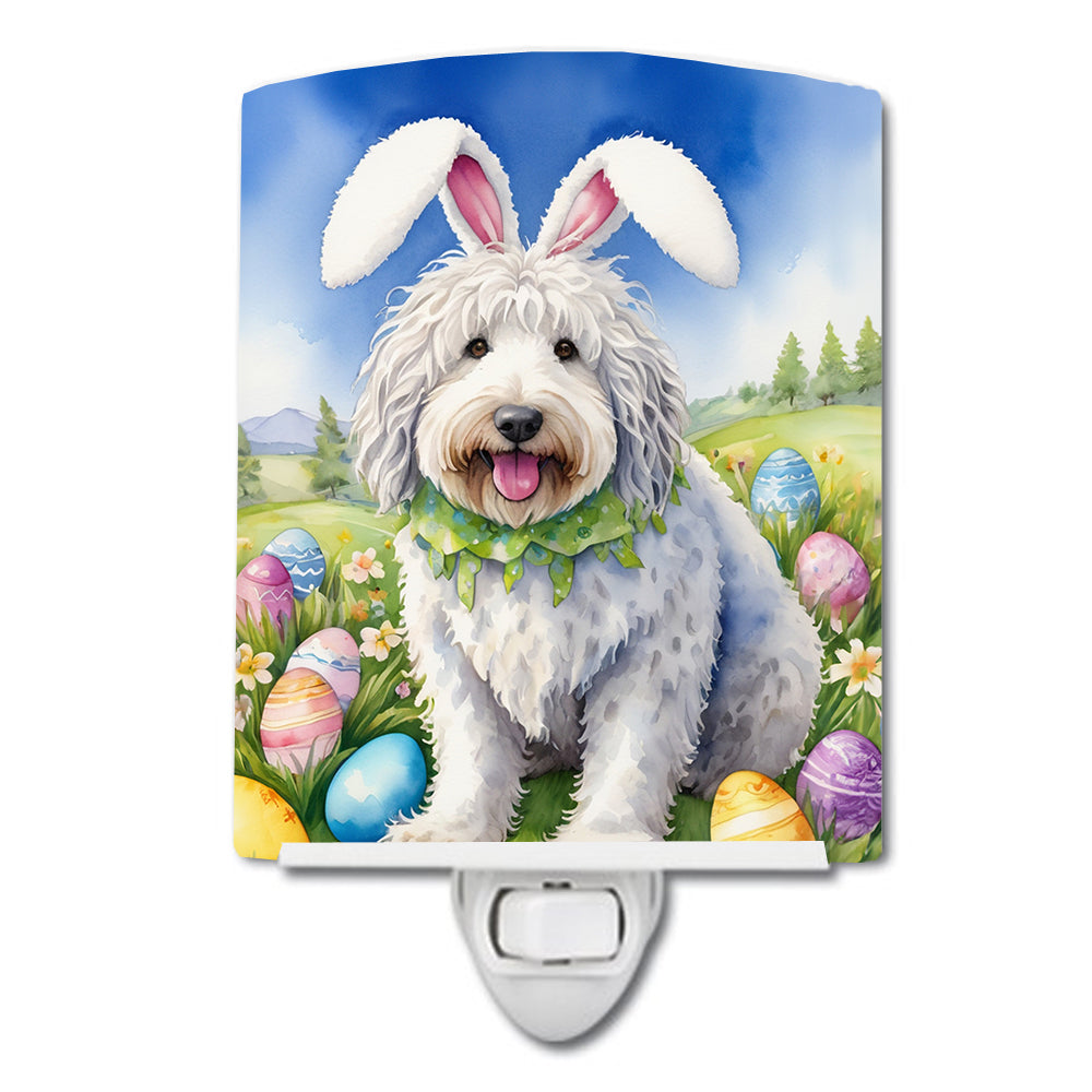 DAC5091CNL 6 x 4 in. Komondor Easter Egg Hunt Ceramic Night Light