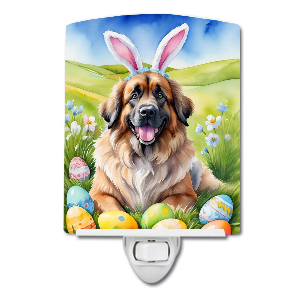 DAC5105CNL 6 x 4 in. Leonberger Easter Egg Hunt Ceramic Night Light
