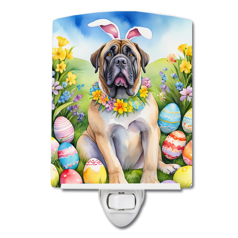 DAC5115CNL 6 x 4 in. Mastiff Easter Egg Hunt Ceramic Night Light