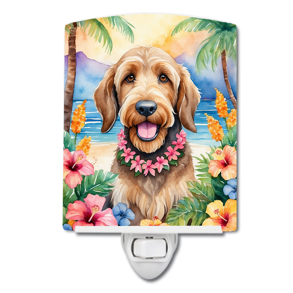 DAC6485CNL 6 x 4 in. Otterhound Luau Ceramic Night Light