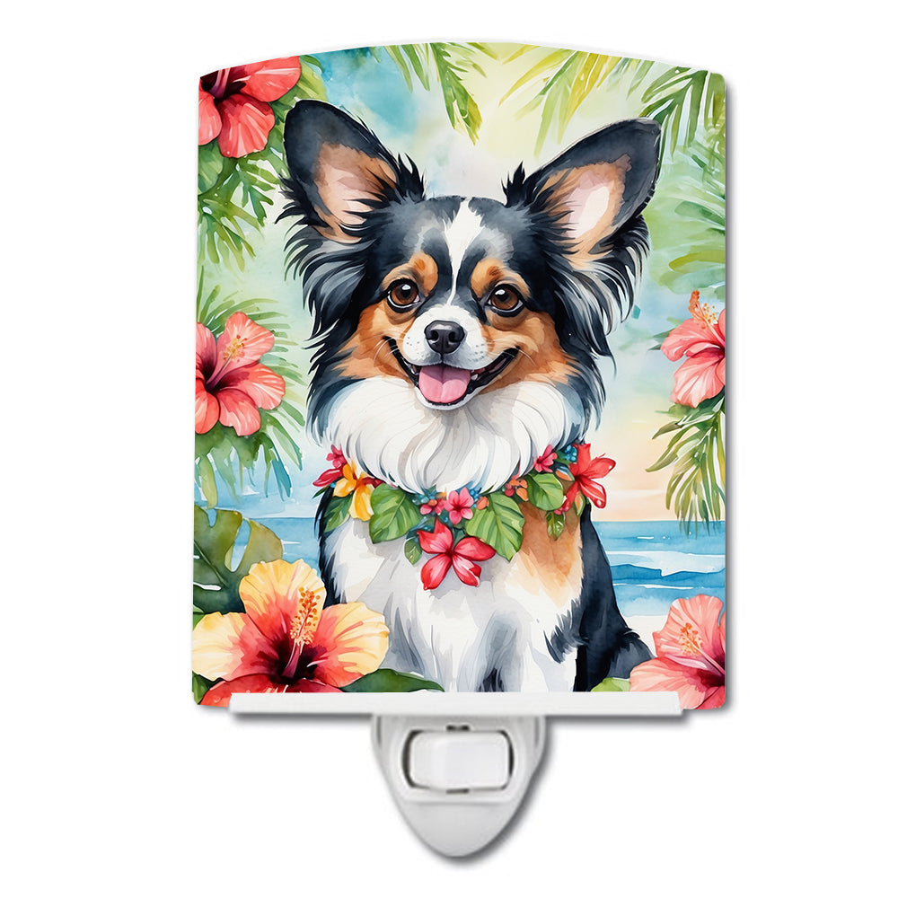 DAC6487CNL 6 x 4 in. Papillon Luau Ceramic Night Light