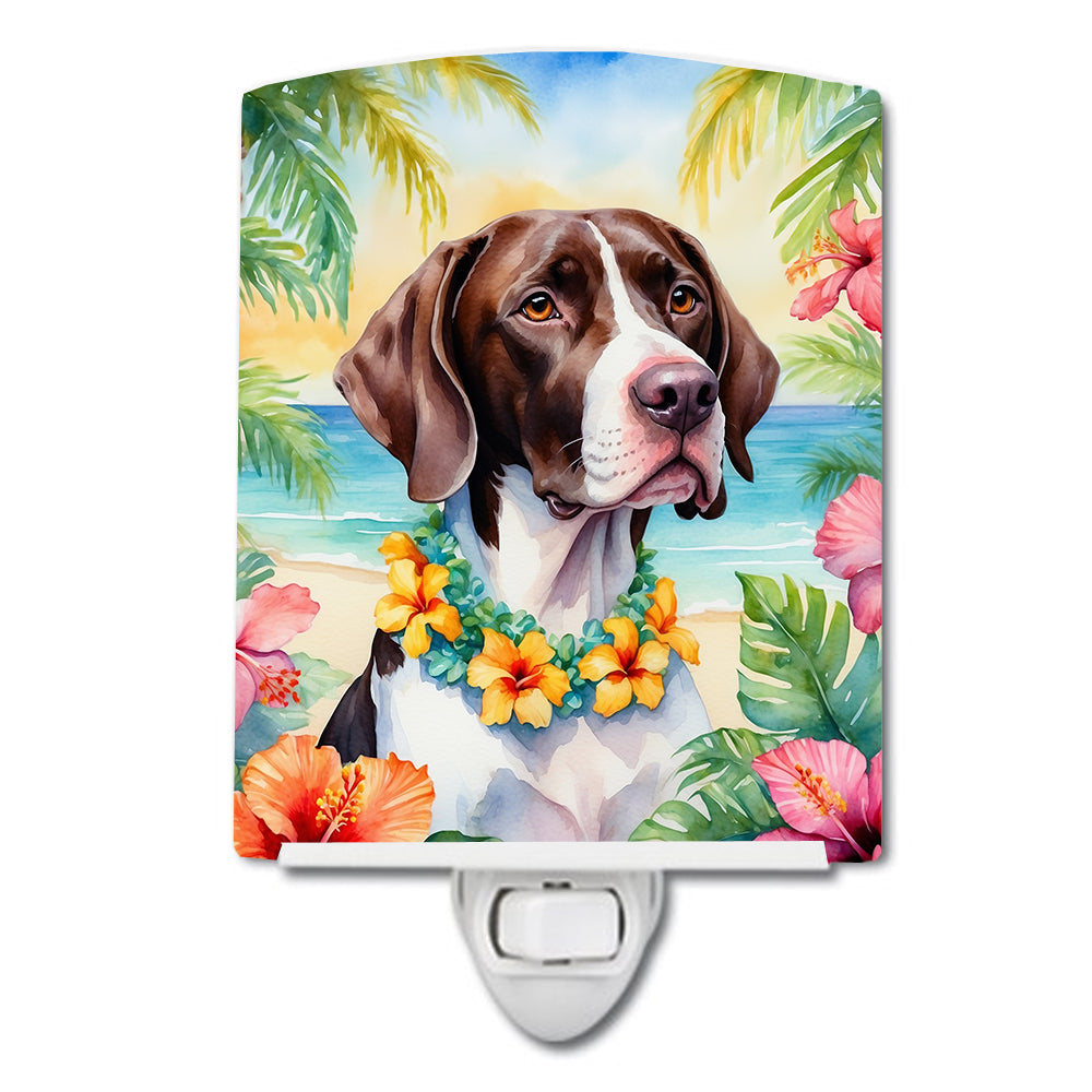 6 x 4 in. Pointer Luau Ceramic Night Light