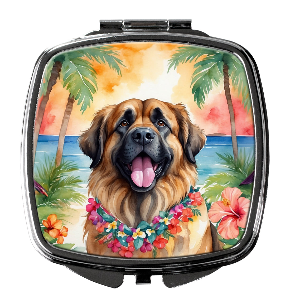 DAC6468SCM 3 x 2.75 in. Leonberger Luau Compact Mirror
