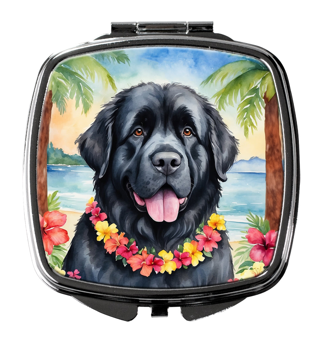 DAC6479SCM 3 x 2.75 in. foundland Luau Compact Mirror