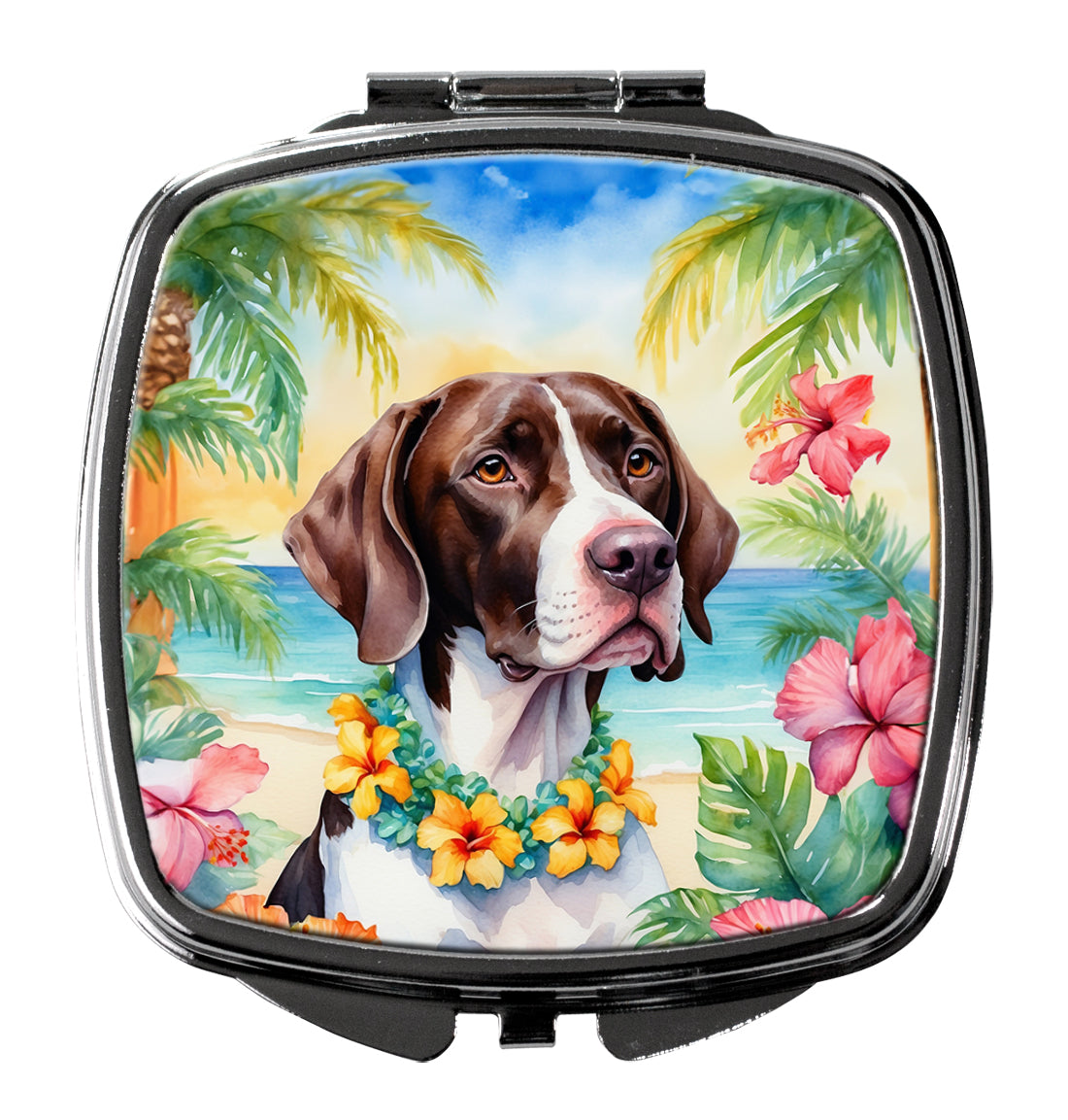 DAC6492SCM 3 x 2.75 in. Pointer Luau Compact Mirror