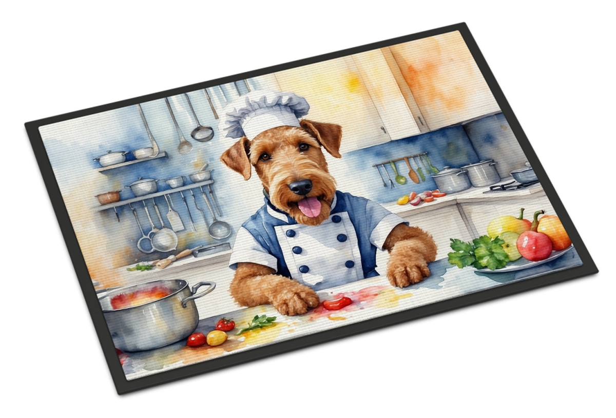 DAC6181JMAT 24 x 36 in. Airedale Terrier The Chef Doormat