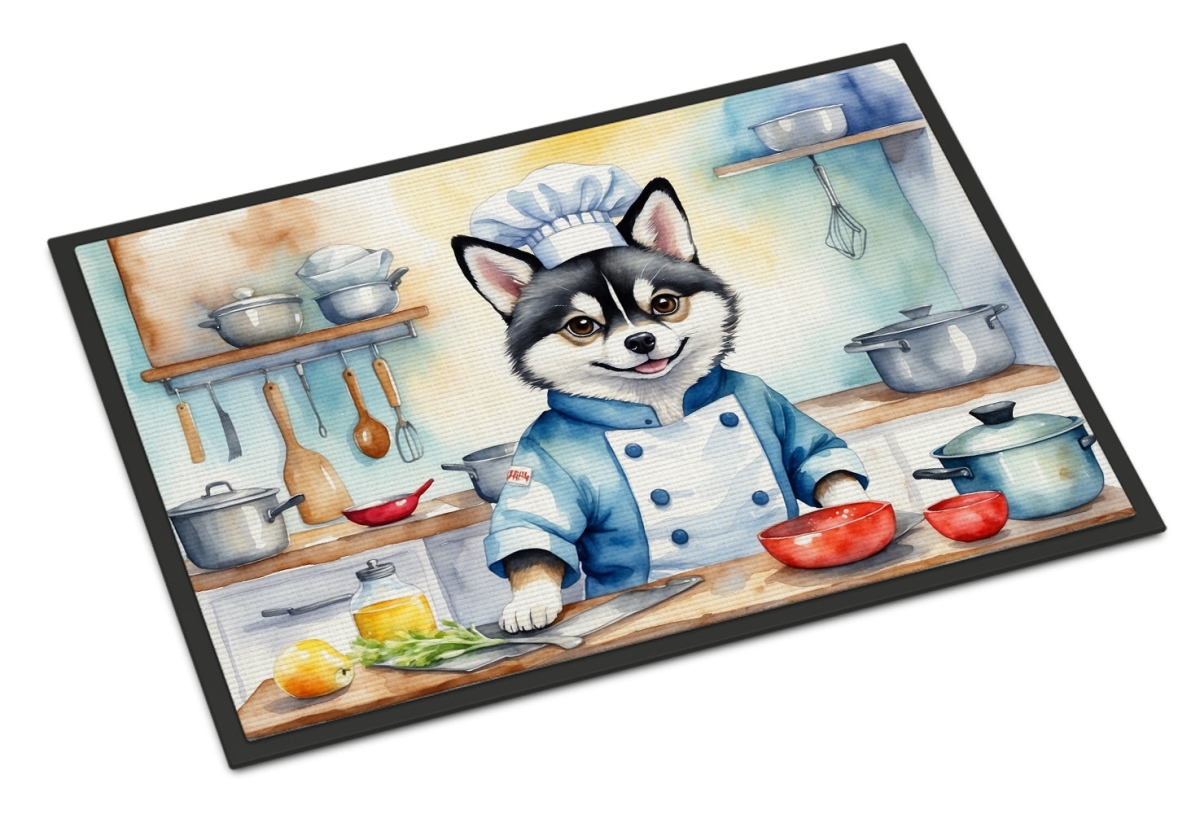 DAC6183JMAT 24 x 36 in. Alaskan Klee Kai The Chef Doormat