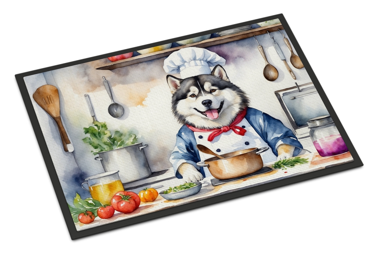 DAC6184JMAT 24 x 36 in. Alaskan Malamute The Chef Doormat
