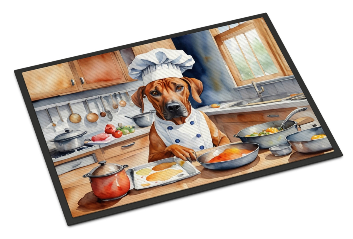 DAC6315MAT 18 x 27 in. Rhodesian Ridgeback The Chef Doormat