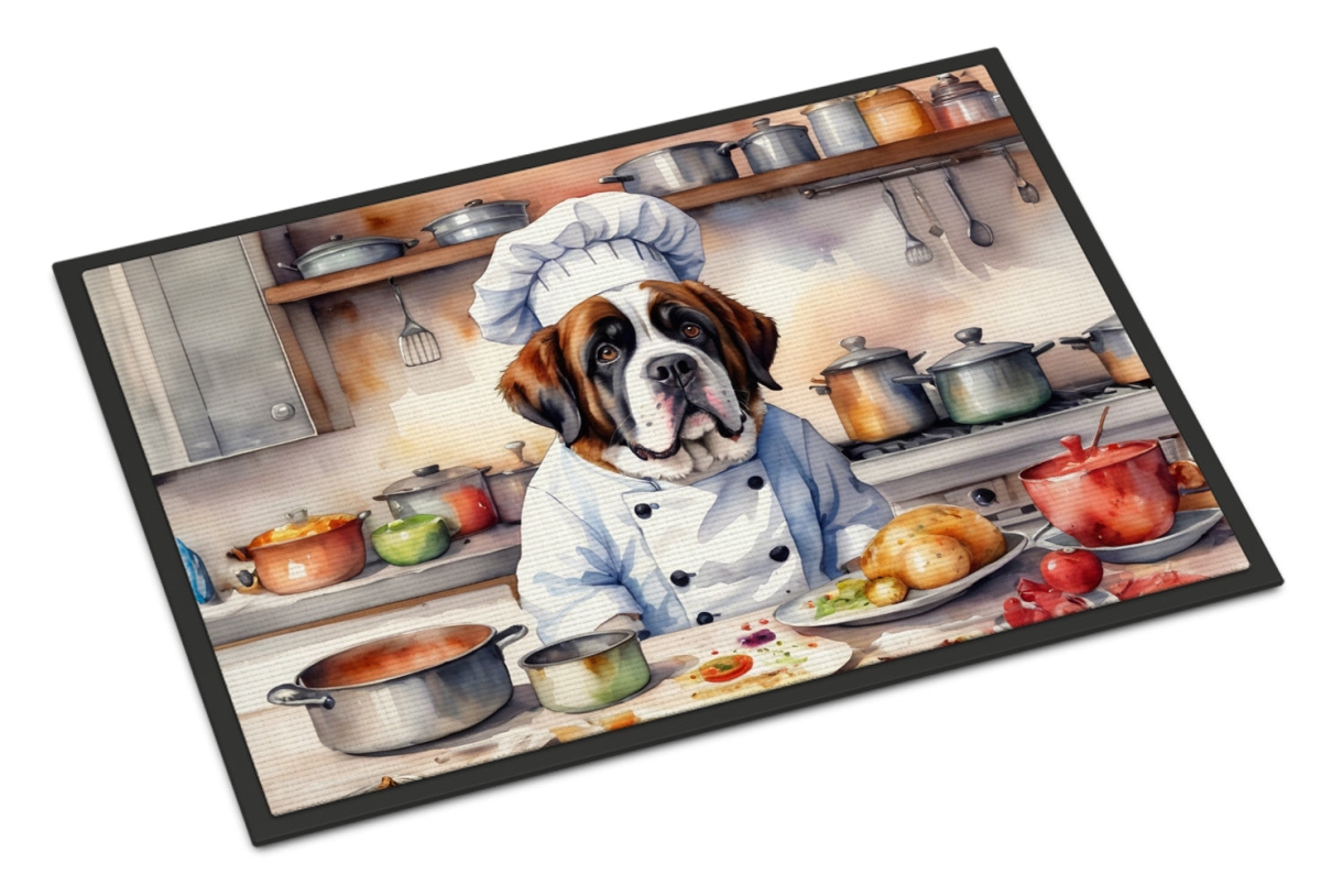 18 x 27 in. Saint Bernard The Chef Doormat