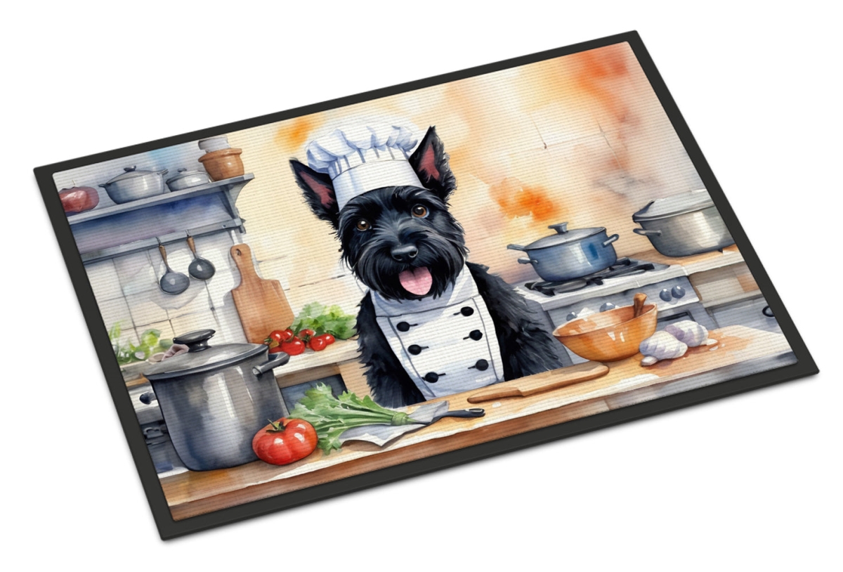 18 x 27 in. Scottish Terrier The Chef Doormat