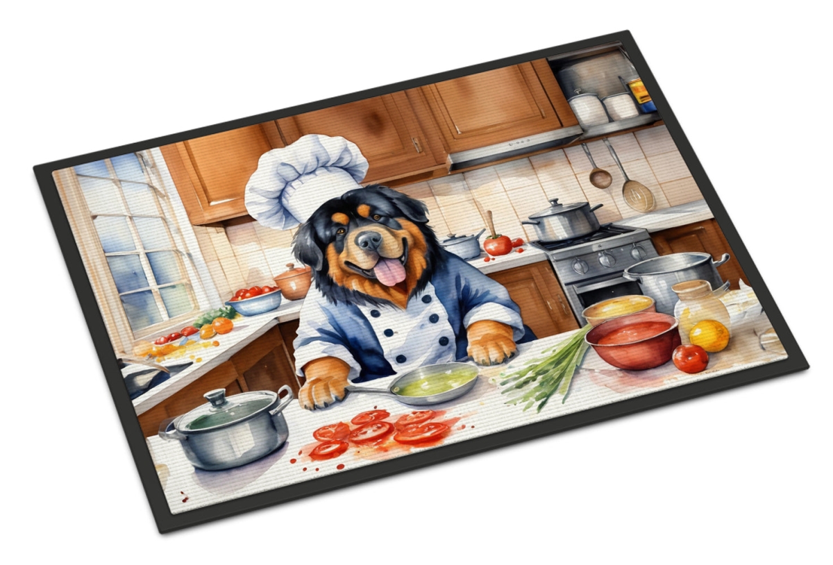 DAC6332MAT 18 x 27 in. Tibetan Mastiff The Chef Doormat