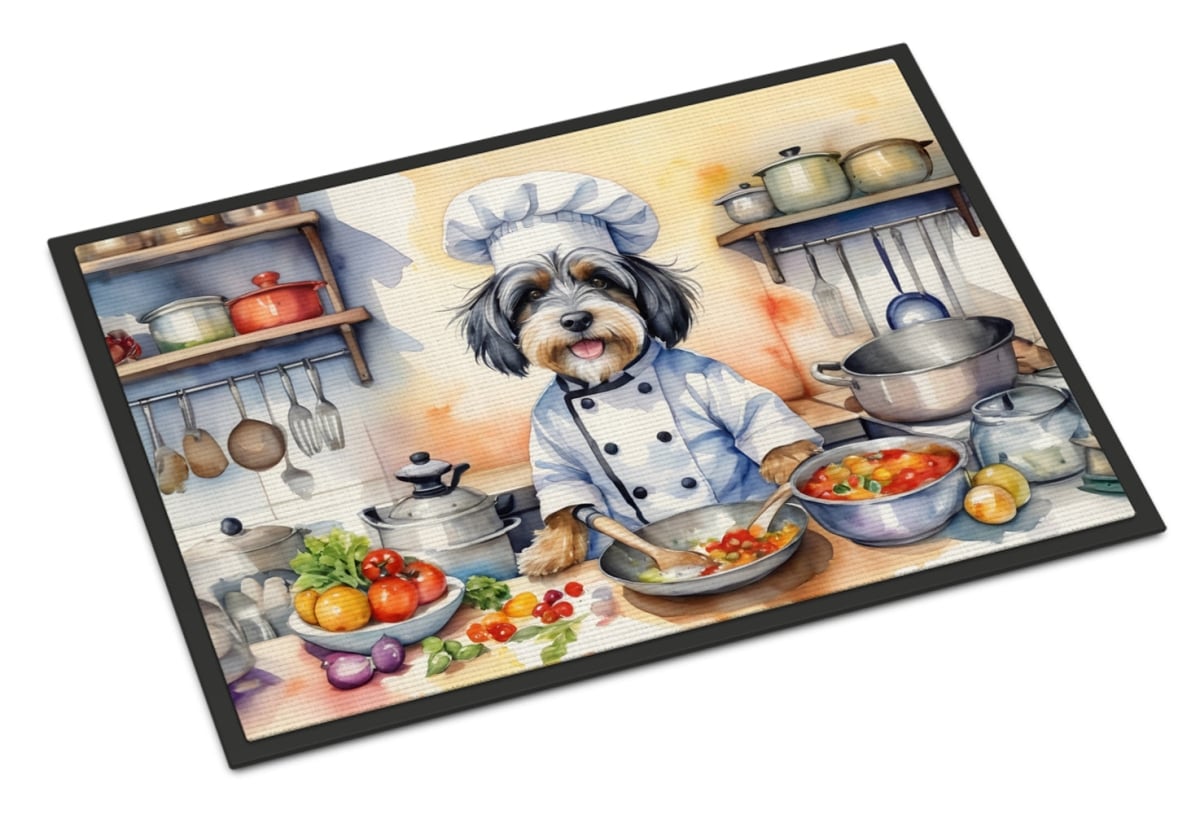 DAC6334MAT 18 x 27 in. Tibetan Terrier The Chef Doormat