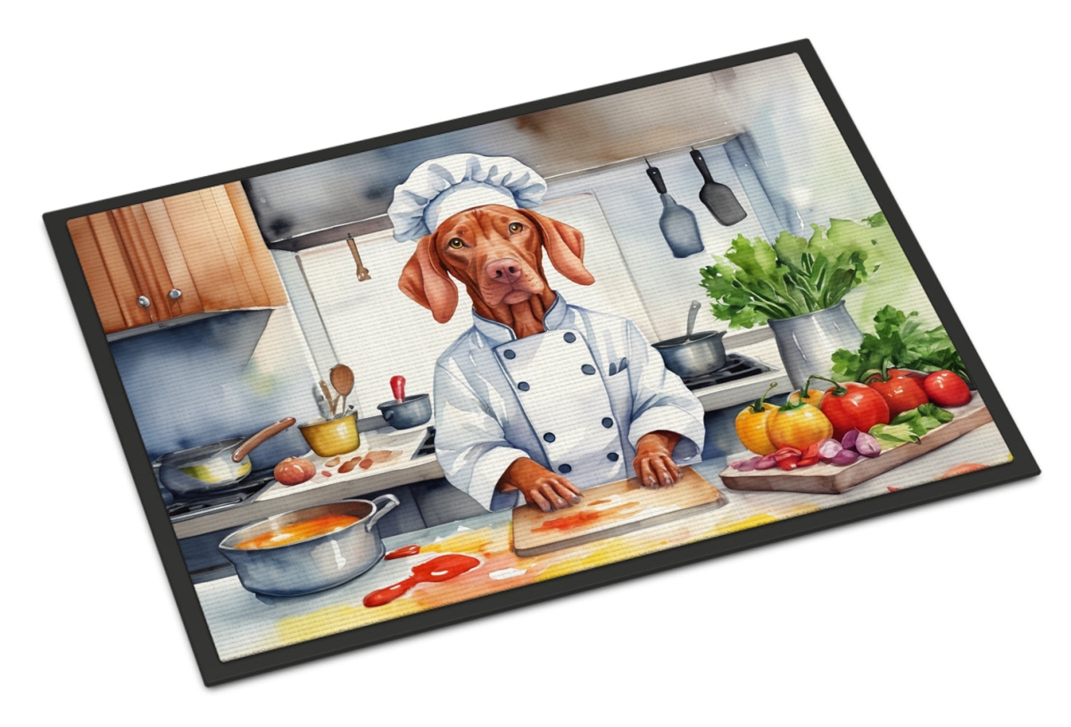 18 x 27 in. Vizsla The Chef Doormat