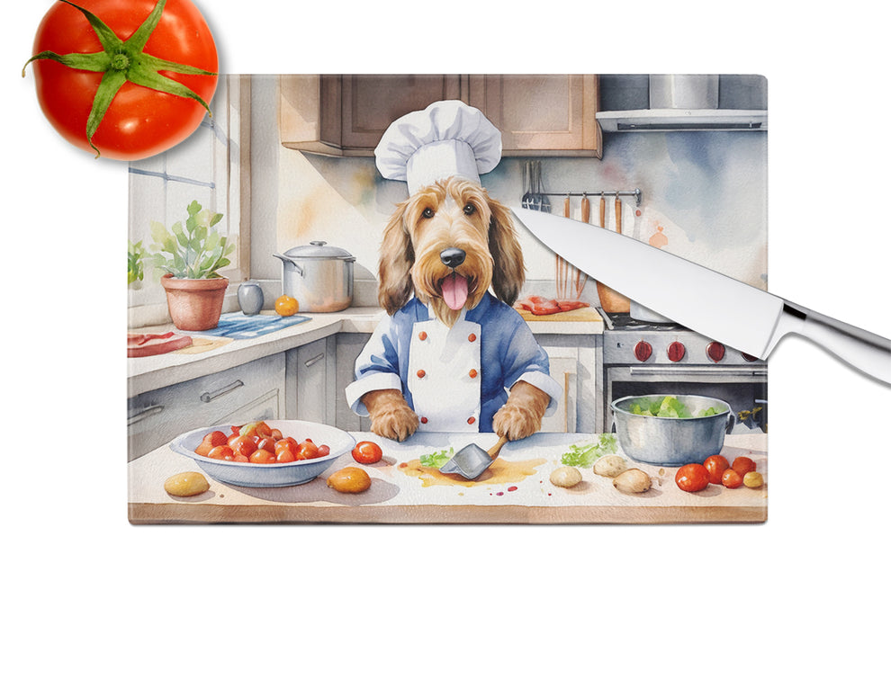 DAC6295LCB 15 x 12 in. Otterhound The Chef Glass Cutting Board