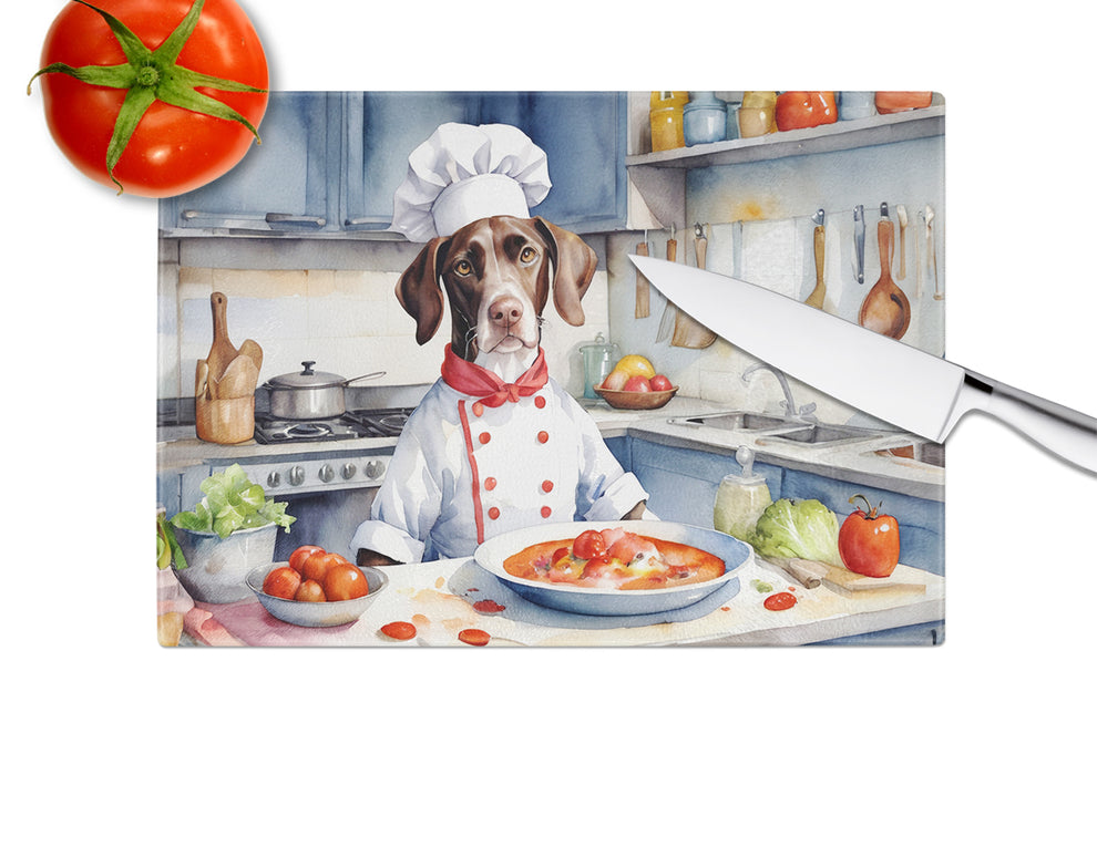 DAC6299LCB 15 x 12 in. Pointer The Chef Glass Cutting Board