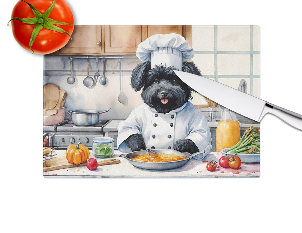 DAC6312LCB 15 x 12 in. Puli The Chef Glass Cutting Board