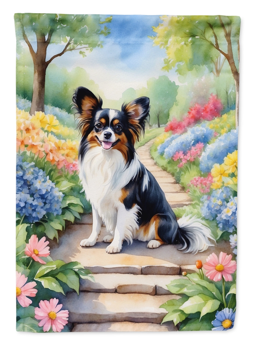 DAC6684CHF 40 x 28 in. Papillon Spring Path House Flag