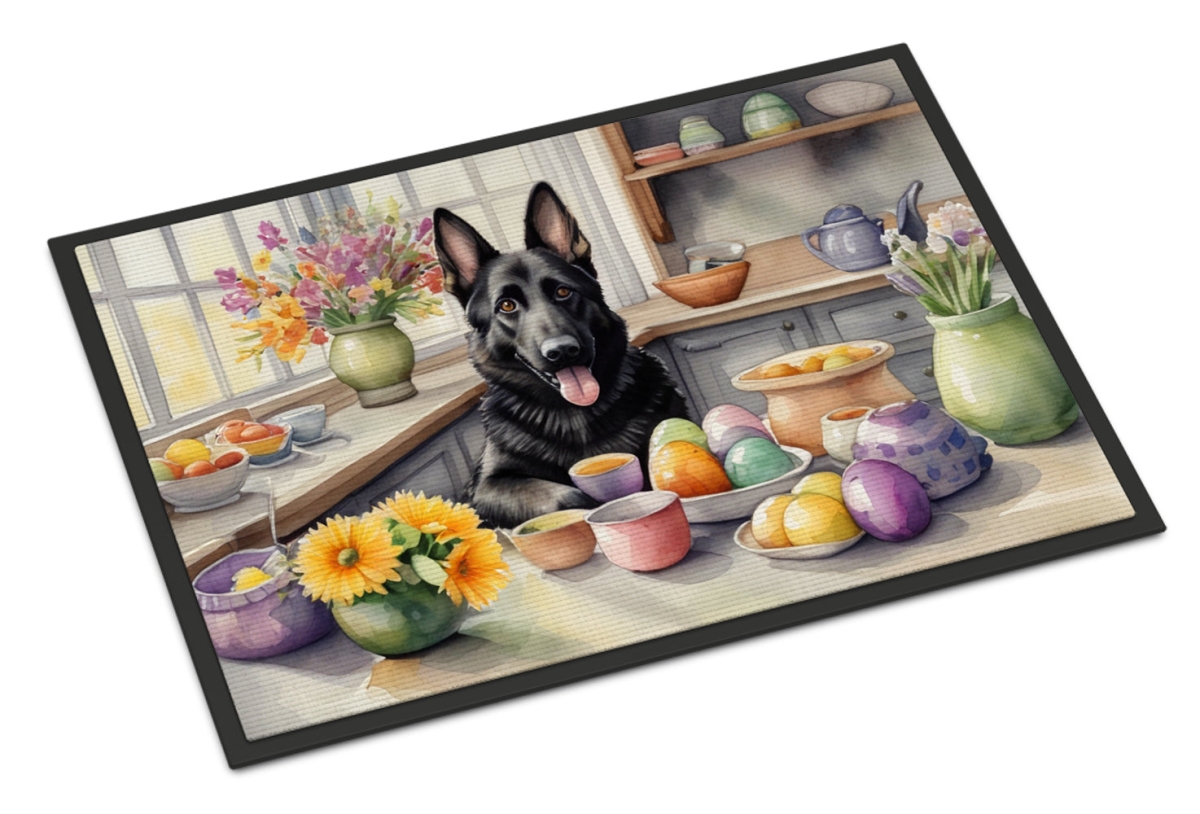 DAC6816MAT 18 x 27 in. Decorating Easter German Shepherd Doormat