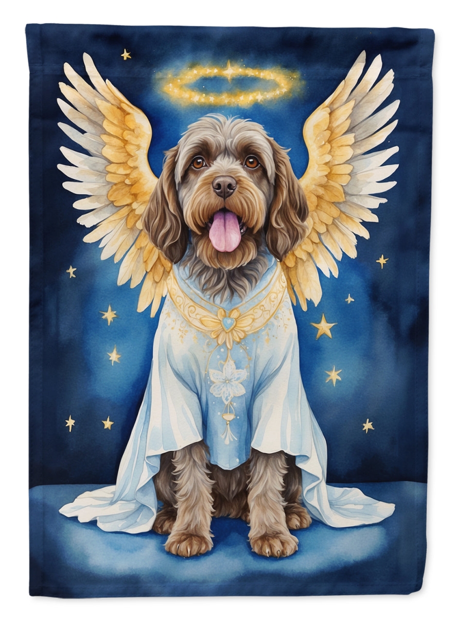 DAC7097CHF 40 x 28 in. Wirehaired Pointing Griffon My Angel House Flag