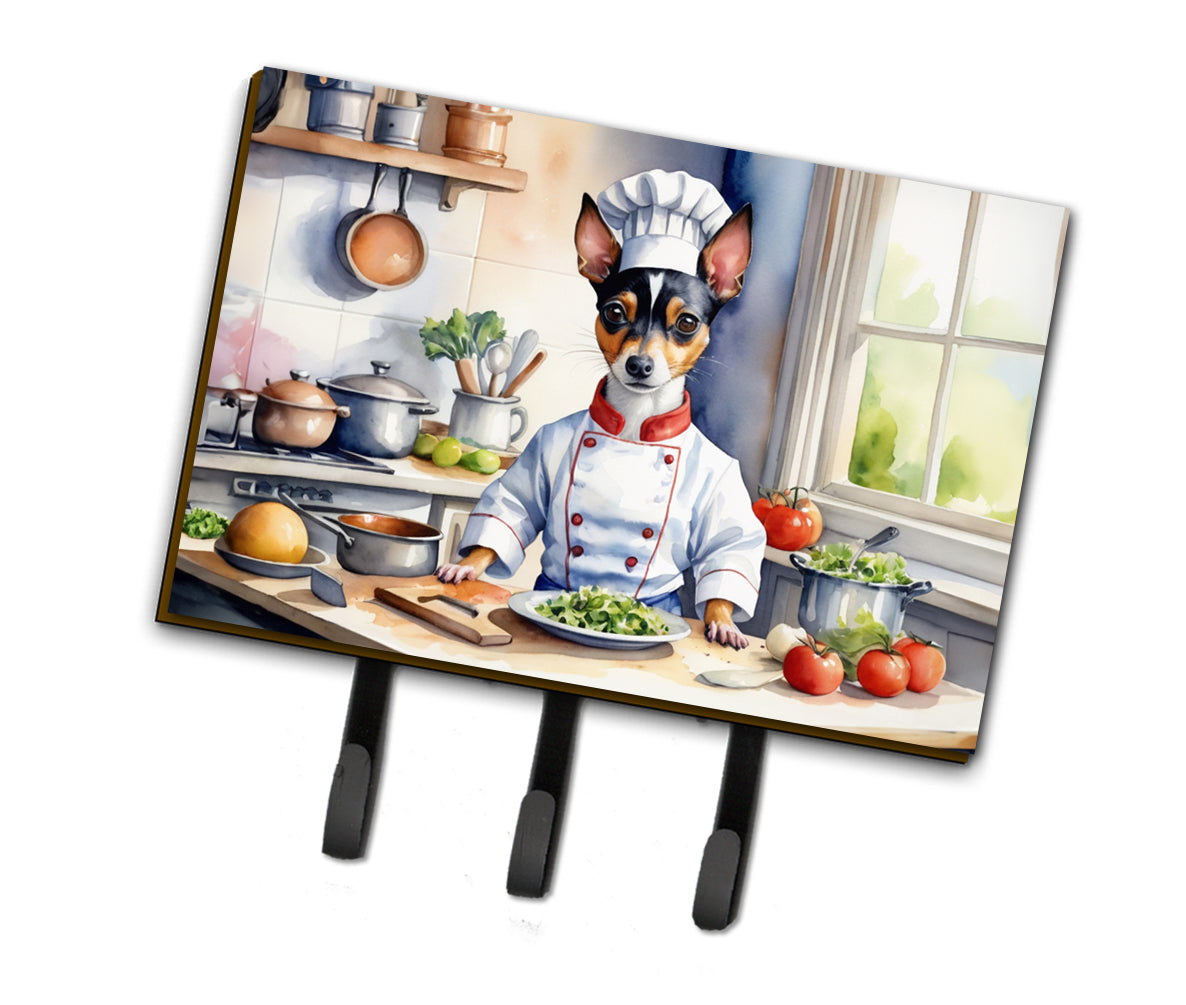 DAC6313TH68 9 x 6 in. Rat Terrier The Chef Leash or Key Holder