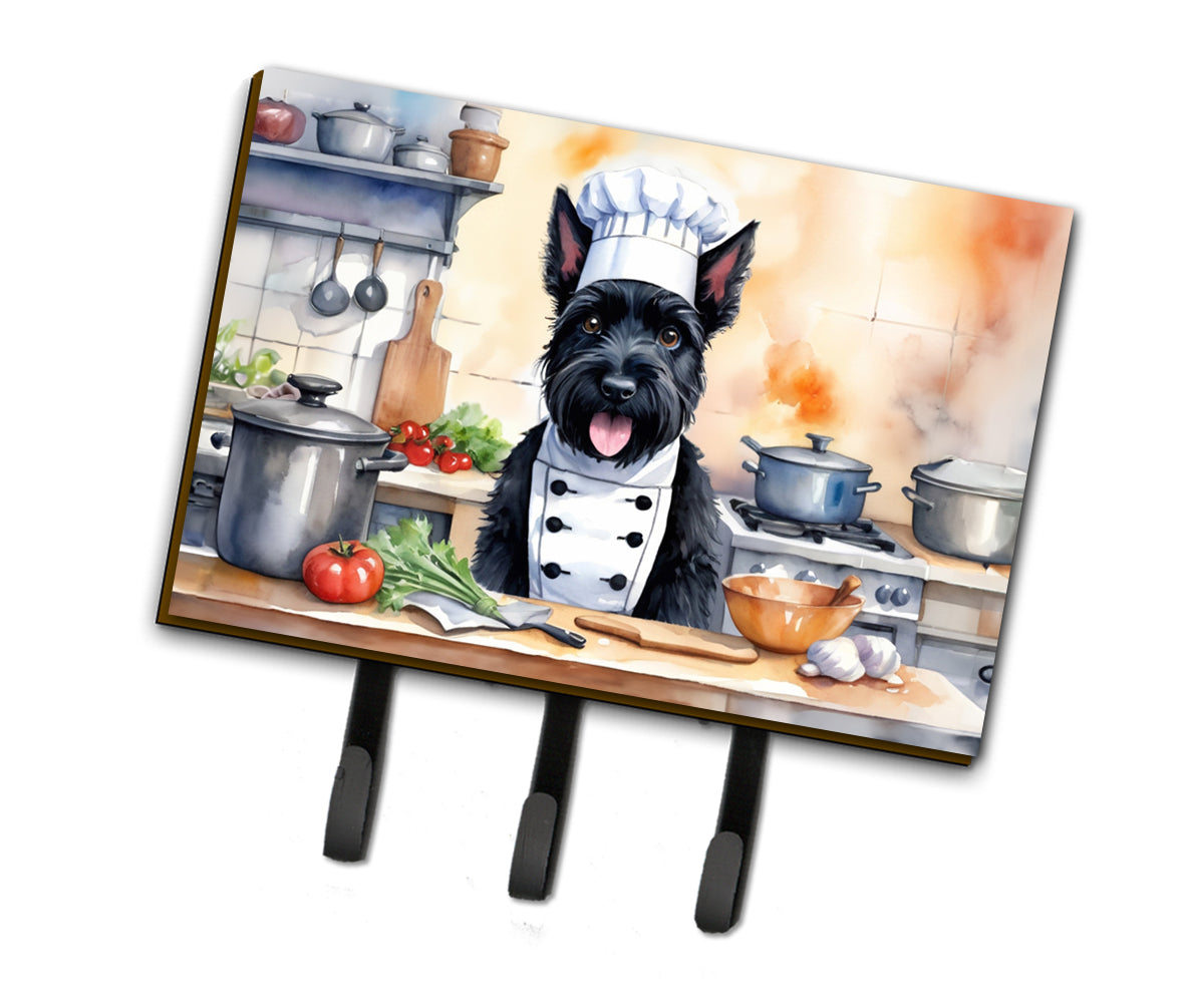 DAC6323TH68 9 x 6 in. Scottish Terrier The Chef Leash or Key Holder