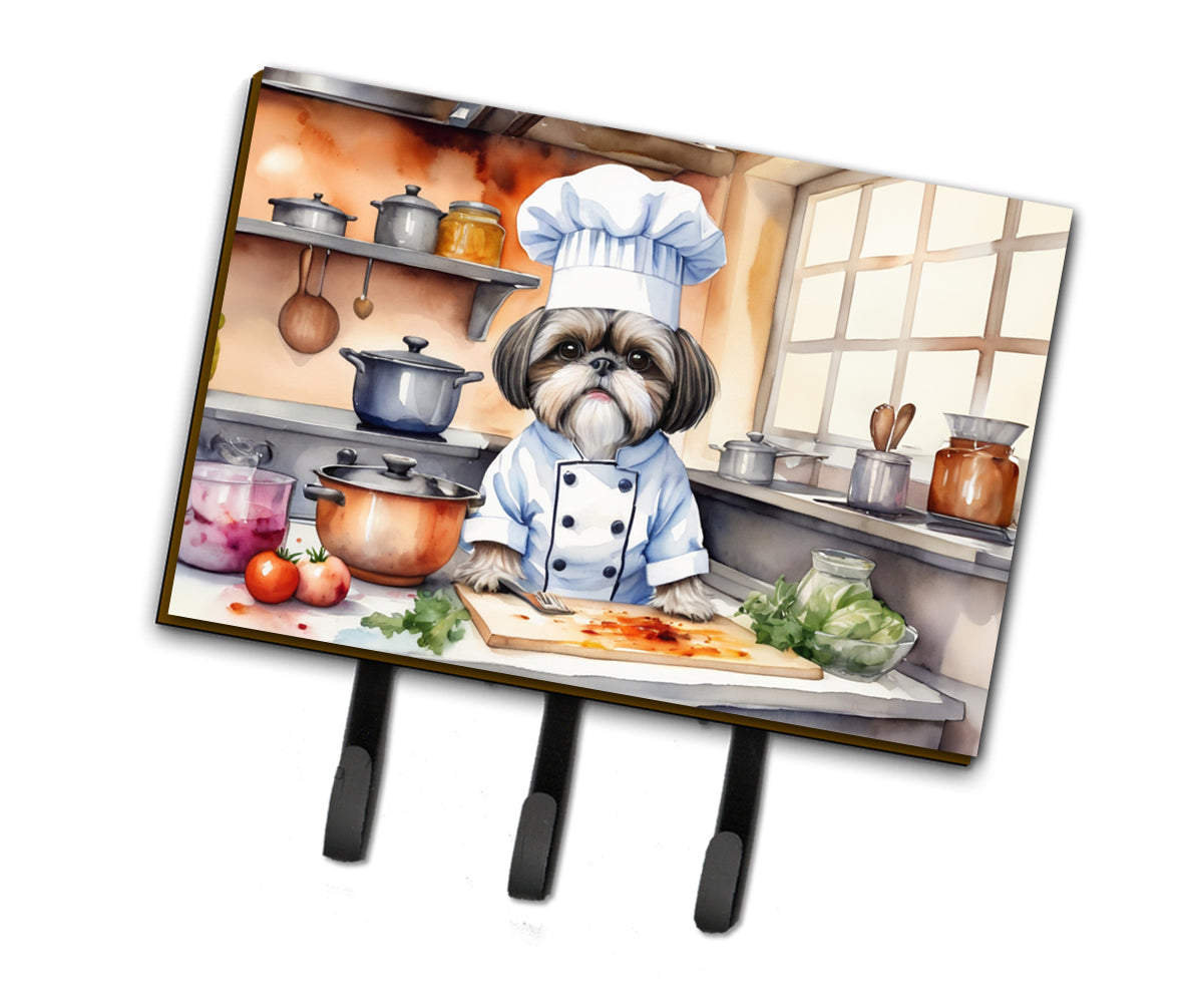 DAC6327TH68 9 x 6 in. Shih Tzu The Chef Leash or Key Holder