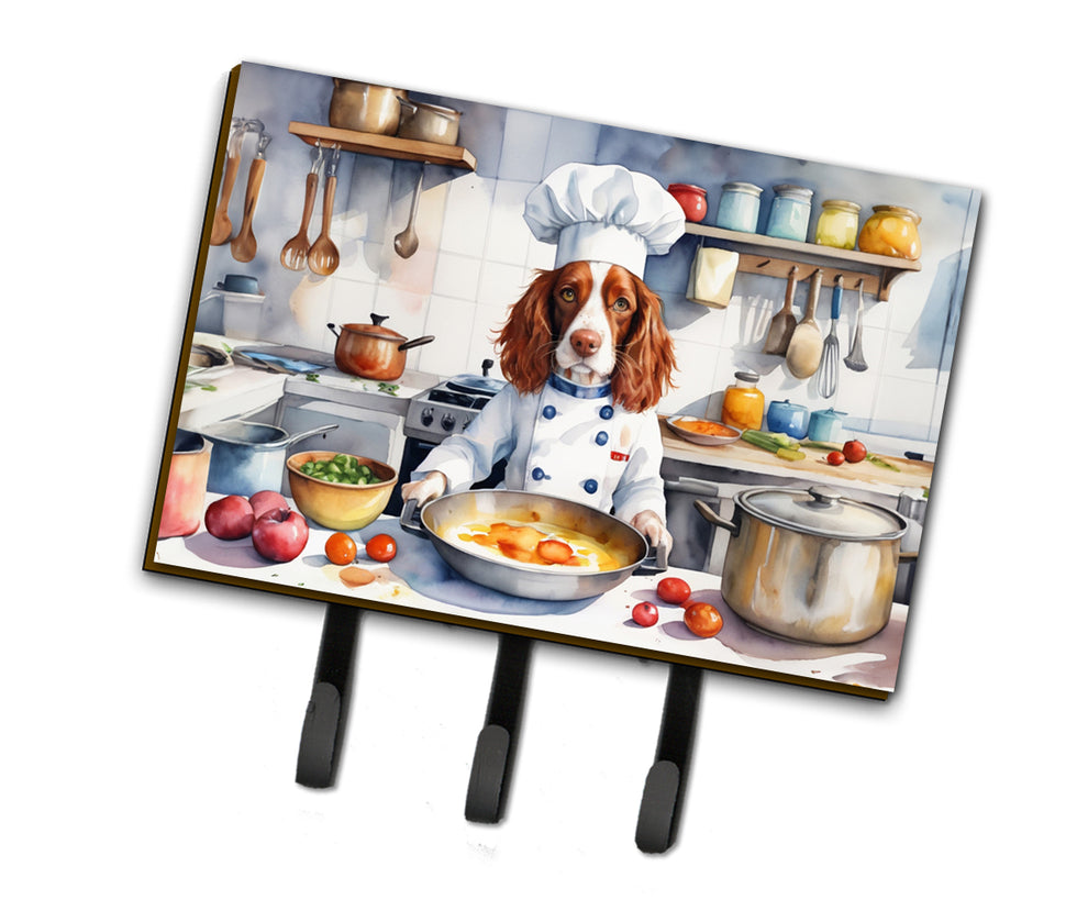 DAC6337TH68 9 x 6 in. Welsh Springer Spaniel The Chef Leash or Key Holder