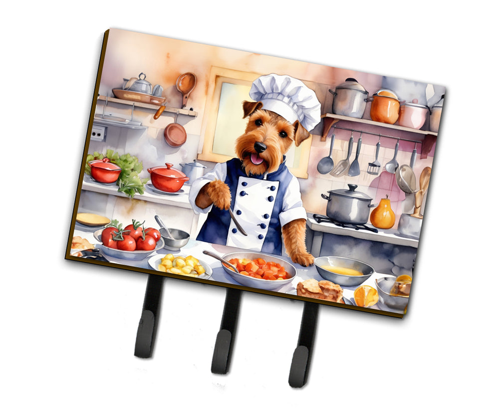 DAC6338TH68 9 x 6 in. Welsh Terrier The Chef Leash or Key Holder