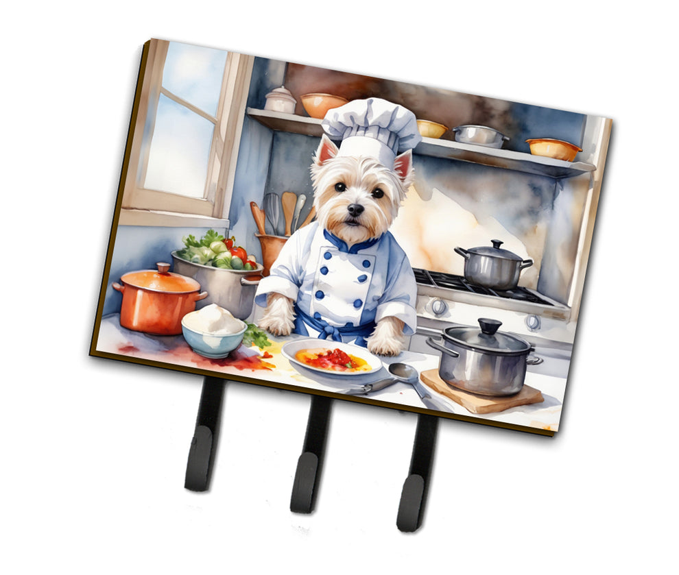 DAC6339TH68 9 x 6 in. Westie The Chef Leash or Key Holder