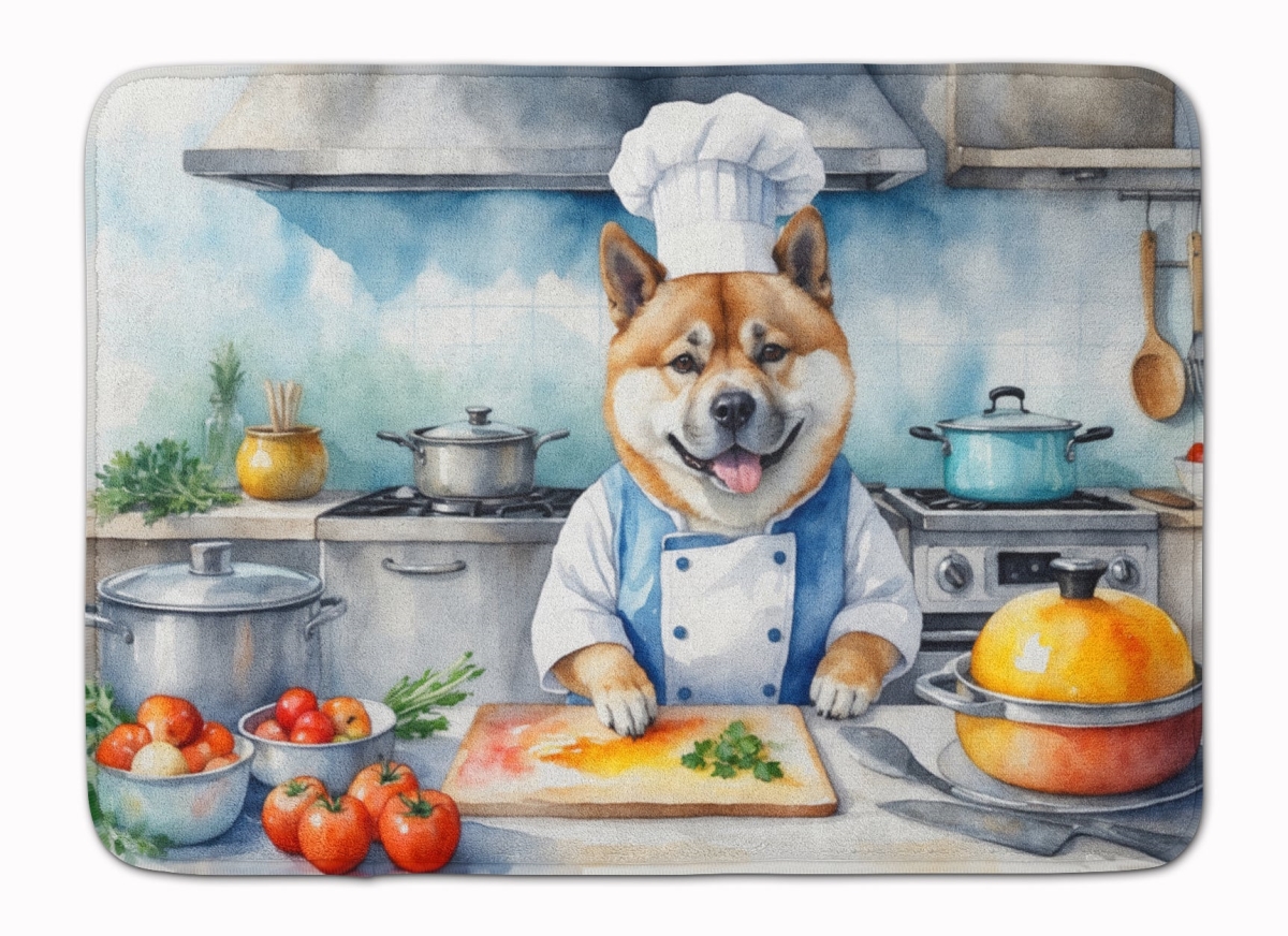 DAC6182RUG 19 x 27 in. Akita The Chef Memory Foam Kitchen Mat
