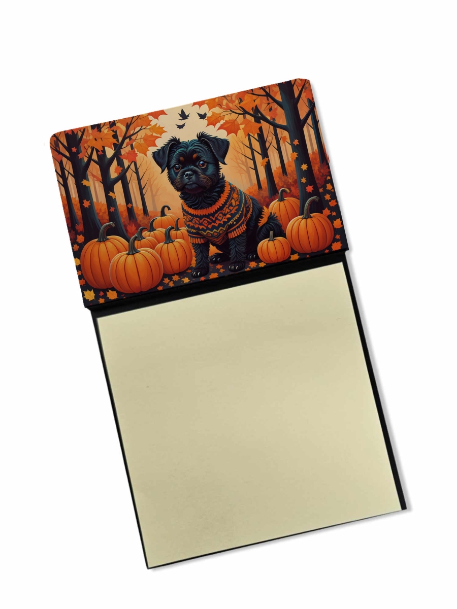 DAC1001SN 5.25 x 3.25 in. Affenpinscher Fall Sticky Note Holder
