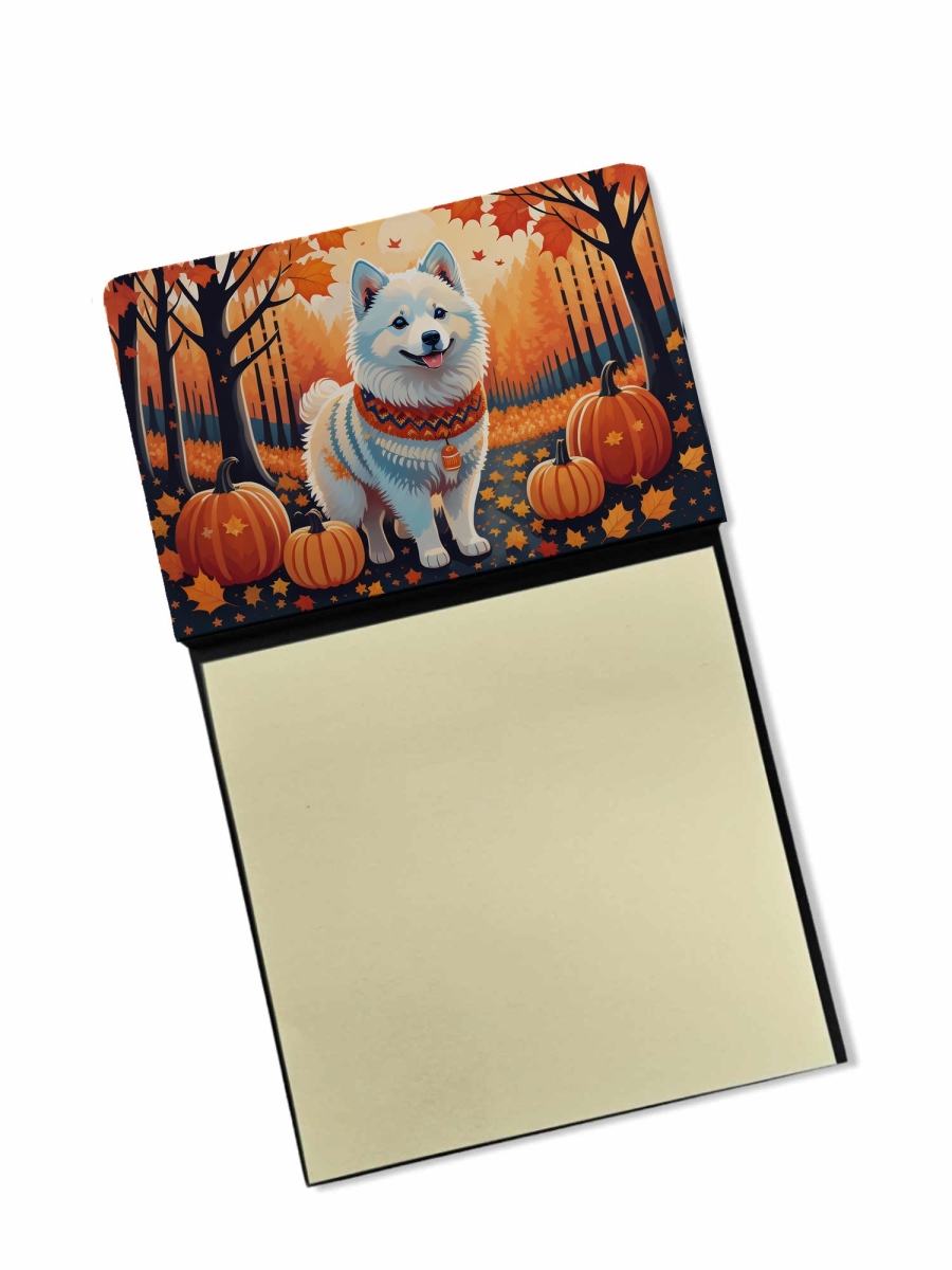 DAC1006SN 5.25 x 3.25 in. American Eskimo Fall Sticky Note Holder
