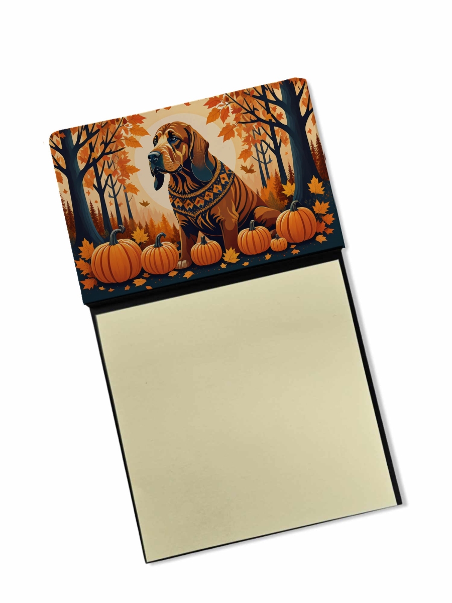 DAC1021SN 5.25 x 3.25 in. Bloodhound Fall Sticky Note Holder