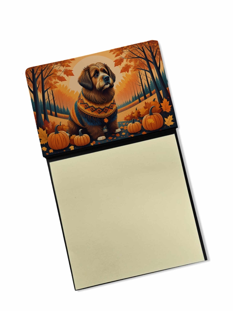 DAC1028SN 5.25 x 3.25 in. Briard Fall Sticky Note Holder
