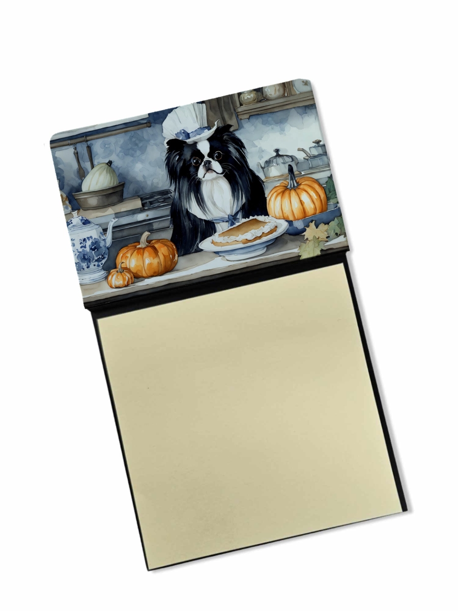 DAC1783SN 5.25 x 3.25 in. Japanese Chin Fall Kitchen Pumpkins Sticky Note Holder