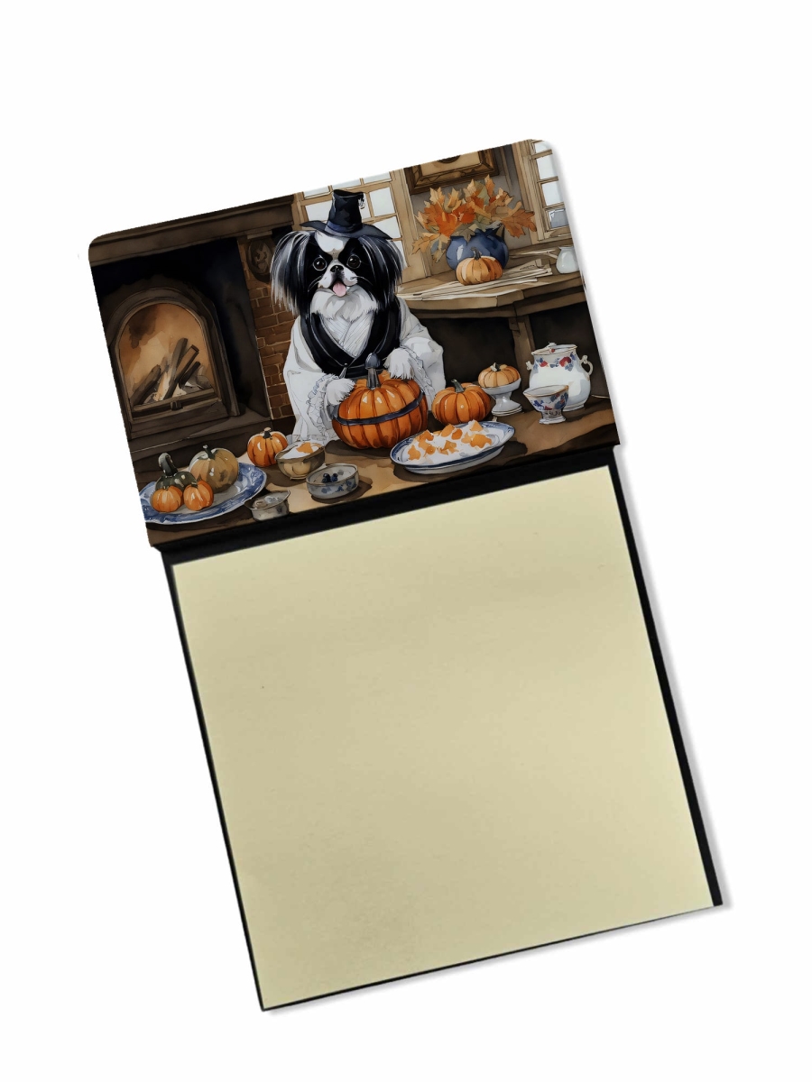 DAC1784SN 5.25 x 3.25 in. Japanese Chin Fall Kitchen Pumpkins Sticky Note Holder