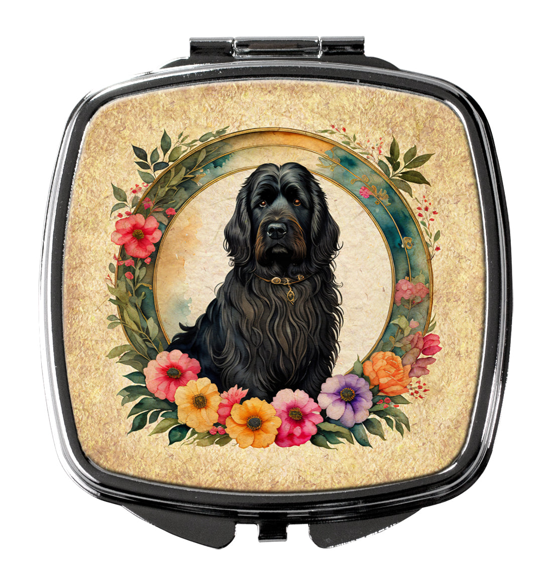 DAC2104SCM 3 x 2.75 in. Briard & Flowers Compact Mirror