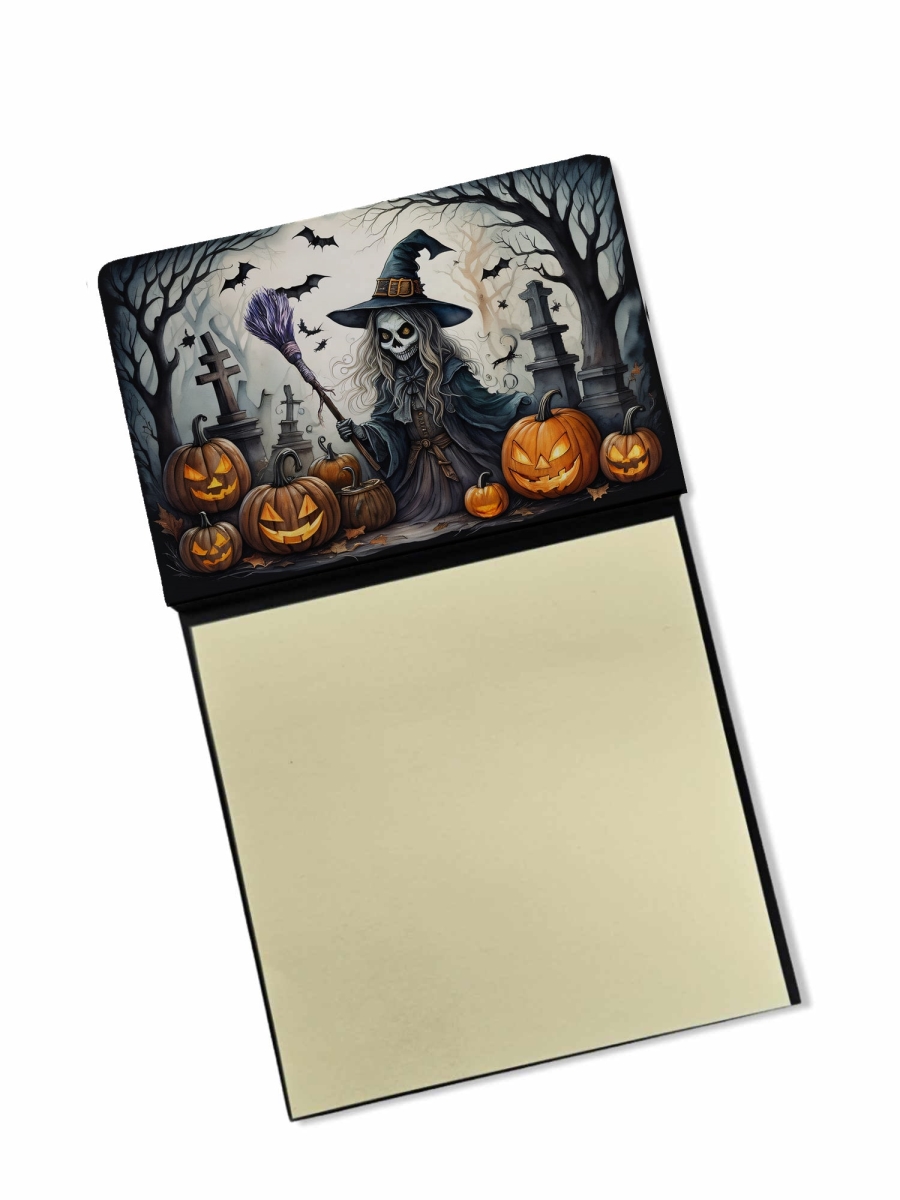 DAC2282SN 5.25 x 3.25 in. Witch Spooky Halloween Sticky Note Holder