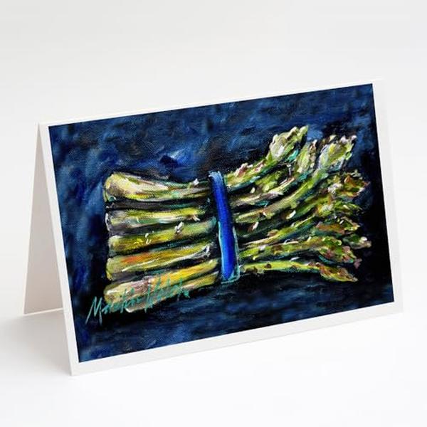 5 x 7 in. Asperagus Blew Greeting Cards - Pack of 8