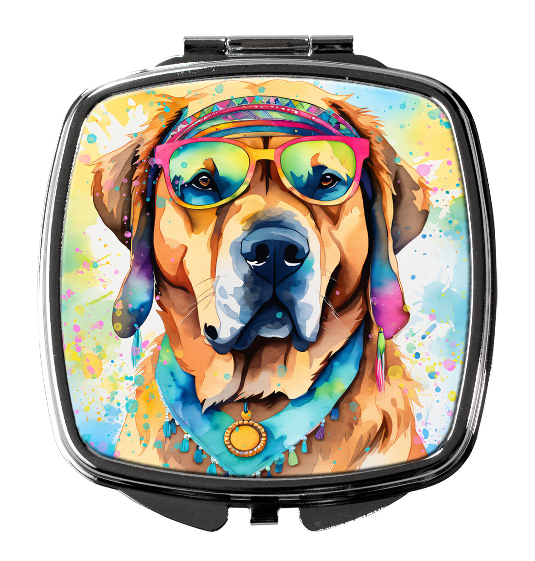 DAC2532SCM 3 x 2.75 in. Mastiff Hippie Dawg Compact Mirror